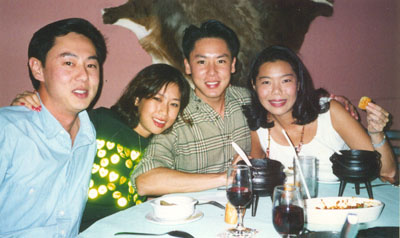 With Richard, Lyn and Howard