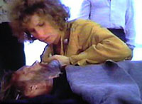 Esther Hoffman with John Norman Howard's lifeless body